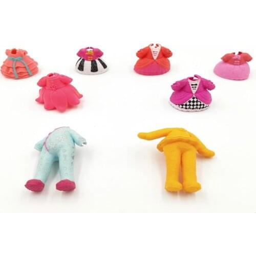 2Pc/5Pcs/set Original Lovely Lalaloopsy Doll Clothes Accessories Multi Style Mini Skirt DIY Childrens Toys