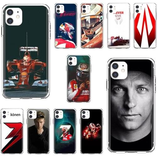 Soft Cases Covers Fashion-Car-driver-Kimi-Raikkonen For Xiaomi Redmi 2 S2 3 3S 4 4A 5 5A 5 6 6A 7A 9 9T 9C 9A Pro Pocophone F1