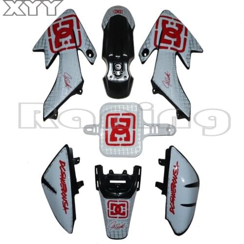 XR50 CRF50 Plastic kit + graphics Decals Sticker Kit for 50cc 70cc 90cc 110cc 125cc SDG SSR PRO Dirt Pit Bikes