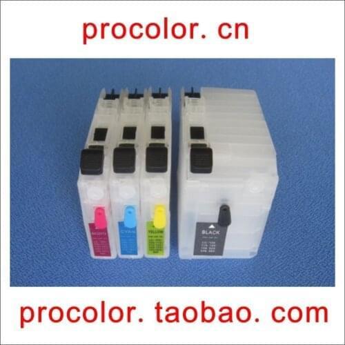 New refillable inkjet cartridge LC669 LC665 XL LC663BK LC663 LC665XL C M Y LC669XL BK for BROTHER MFC-J2320 MFC-J2720 MFC-J2370