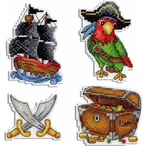 BXT004Christmas DIY Kits New Style Counted Cross stich fridge magnets sticker Refrigerator Magnets Kids gift Home Decoration