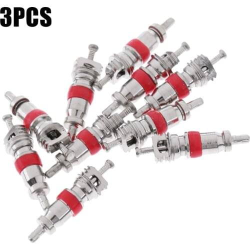 3PC Bicycle Valve Core MTB Road Bike Motorcycle Cycling Tubes Tire Repair Parts Accepts Working Air Pressure Up To 300 PSI
