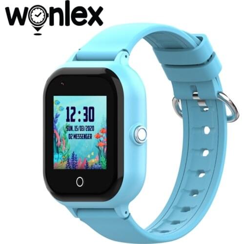 Wonlex KT24 Smart-Watches Anti-lost GPS-Tracker SOS-Monitor 4G Kids IP67 Waterproof Telephone Baby Video Call Watch Camera Clock
