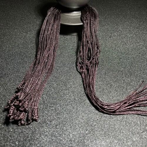 Simple Style Jewelry Necklace Brown Chain For Men DIY Pendant Adjustable 20mm-40mm Rope Necklace Women New