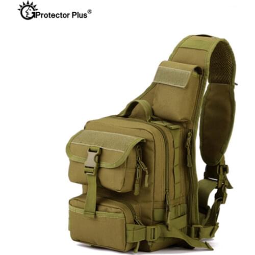PROTECTOR PLUS Shoulder Bag 10 inches tablet Military Tactical backpack fishing camping Crossbody Molle System Sling Travel bag