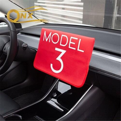 Carcentral Control Navigation Screen Heat Insulation Protective Cover Screen Scratch-resistant Dust-proof Cover For Tesla Model3