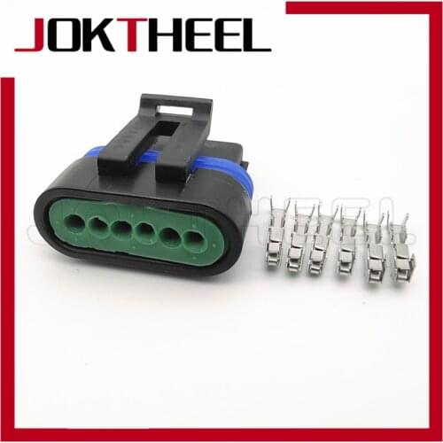 1/5/20 sets Delphi Metri-Pack 1.5mm 6 Pin way Sealed female waterproof GM TPS flat accelerator plug connector 12066317 12162261