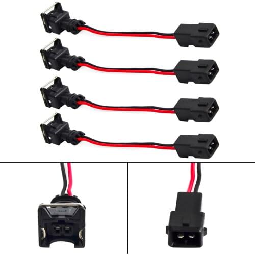4Pcs Fuel Injector Conversion Harness Obd2 To Obd1 Ev1 Fuel Injector Conversion Harness Honda Acura Rc Adapter
