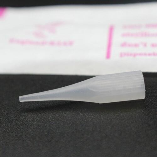 500Pcs 1RL Giant Sun Tattoo Needles Tips Permanent Makeup Needle Eyebrow Lip Tattoo Machine Caps Individual Package