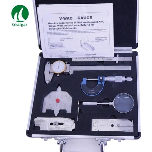 7 Pieces Weld Gauge Welding Measure Gauge kits