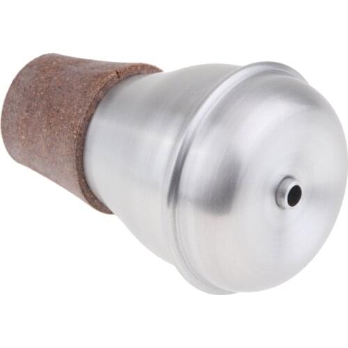 Aluminum Trumpet Mute Straight Trumpet Silencer Best for Stage Performance or Home Practice