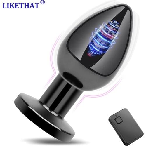 Anal Vibrator For Men Wireless Remote Control Silicone Butt Plug For Gay Plug Sex Toy For Women Adult Products Prostate Massager
