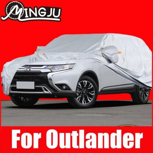 Full Car Covers For Mitsubishi Outlander Sun Water Snow Dust Scratch Resistant UV Protection outdoor Oxford cloth Accessiores