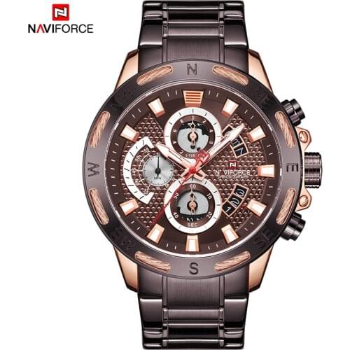 2021NAVIFORCE Business Man New Watches Fashion Luxury Quartz Watch For Men Military Sport Waterproof Male Clock Relogio Masculin