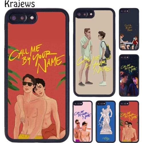 Krajews Call Me by Your Name Phone Case For iPhone X XR XS 11 12 Pro MAX 5 6 6S 7 8 Plus Samsung Galaxy S7edge S8 S9 S10