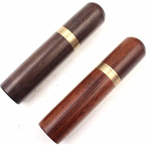 DIY Sewing Needles Holder Storage Tube Wooden Box Hand Sewing Needles Case Leather Knitting Embroidery Mending Needles Container