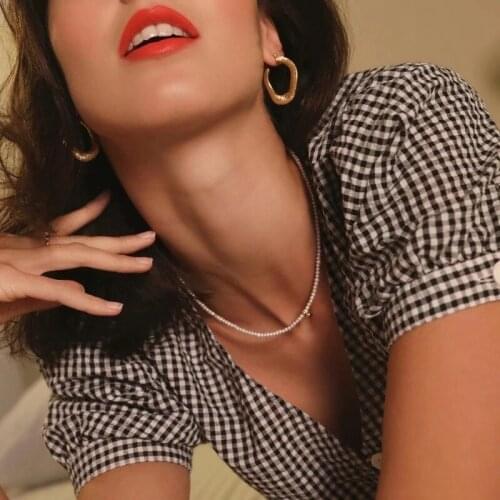 ECHSUN pure natural freshwater pearl 14K gold covered jewelry set necklace bracelet pulseras beads chain handmade wholesale