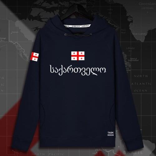 Georgia GEO Georgian mens hoodie pullovers hoodies men sweatshirt streetwear clothing Sportswear tracksuit nation flag Spring