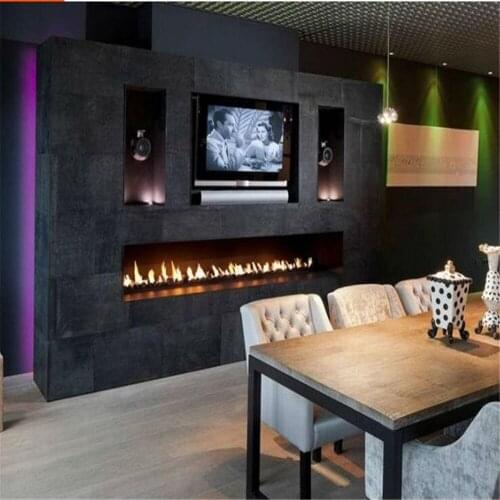 Inno-Fire 72 inch real fire intelligent smart bio ethanol fireplace wireless