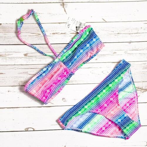 Girls' Bikini Sets 2019 Children Girls Swimming Suits Kids Swimsuit Girls Swimsuit Children Tankini Suits For 134-176cm