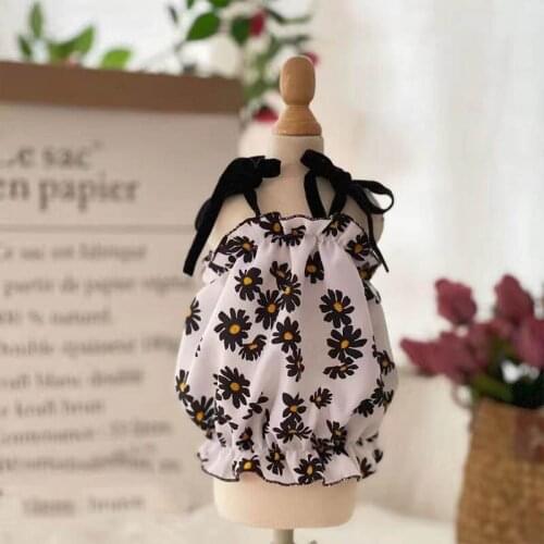 Summer Chiffon Dog Clothes Pet Shirt Vest Puppy Chihuahua Clothes for Small Medium Dogs Vest Shirt Ropa Perro Dog Navel Dress