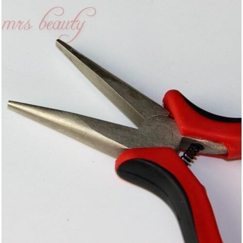 Multi-Function Flat Tip Extension Plier For Nano Rings MicroBeads Links Professional Hair extension plier to remove I tip hair