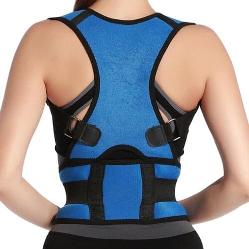 Shoulder Orthopedic Lumbar Support Straightener Posture Corrector Upper Back Brace Scoliosis Spine Belt Pain Relief Men Women
