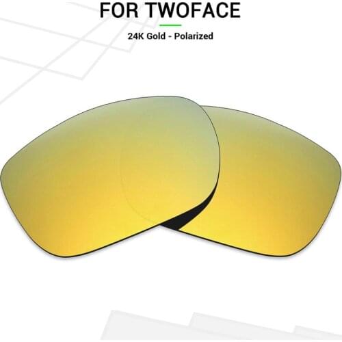 Mryok POLARIZED Replacement Lenses for Oakley TwoFace Sunglasses 24K Gold