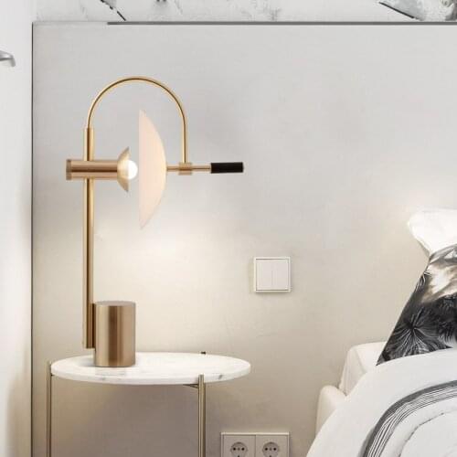 Postmodern bedroom bedside lamp light luxury living room decoration lamp creative personality art design sense study table lamp