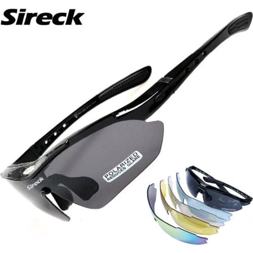 Sireck Fishing Glasses UV400 Polarized Summer Outdoor Safety Sport Glasses Bicycle Hiking Cycling Glasses Sunglasses Eyewear