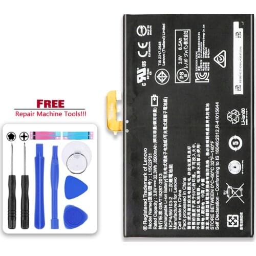 8500mAh Tablet Replacement Battery for Lenovo Yoga Book YB1-X91F X91L X91X YB1-X90F Series