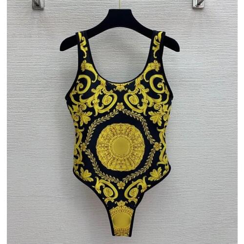 THELASTRAW Gold Swimwear