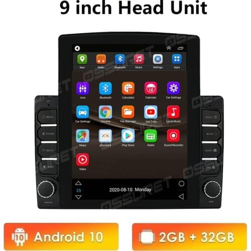 Vertical Screen for Tesla Style 9/10.1 Inch 2Din Universal Car Radio Android 10 GPS Navi 2G RAM 32G ROM Usb Multimedia Player
