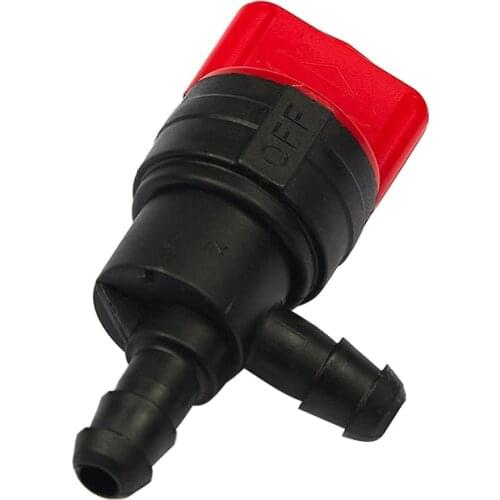 1PCS Professional 1/4" Inline Fuel Gas Shut-off Cut-Off Valve petcock 90° Snow Blower Thrower for Briggs Stratton 494769