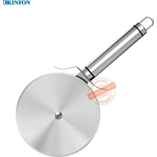 100Pcs/Lot BP1003 L Pizza Cutter Hob Stainless Steel Pizza Pastry Pancakes Cake Toast Bread Knife