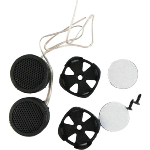 2Pcs 2.8 Volts 500W High Efficiency Mini Dome Tweeter Speakers for Car Audio System