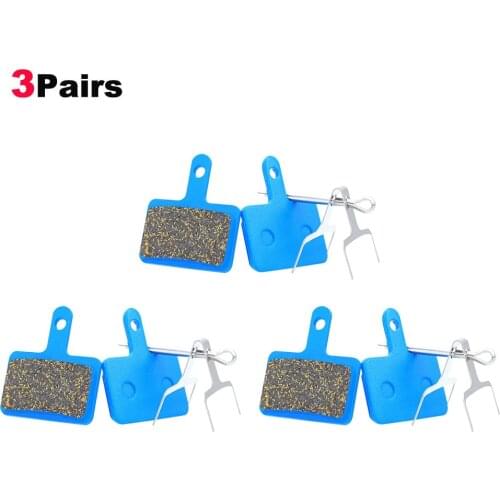 3 Pairs Bike Brake Pads Multi-metal Brake Lining for Mountain Bike MTB Cycling Bicycle Accessories