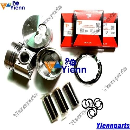 3KR1 Piston 8-97176-831-0 With Piston Ring 5-12121-031-0 For ISUZU Midi Excavator S90 S90FX 3KR1 Diesel Engine Repair Parts