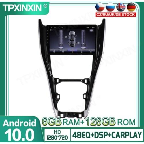 4+64G Android 10.0 For Toyota Harrier 2010-2017 Car Multimedia Player GPS Navigation Headunit Radio Audio Stereo Tape Recorder