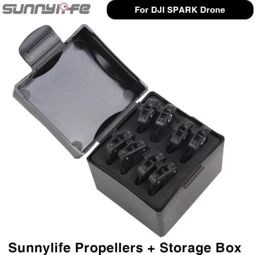 4Pair Sunnylife Propellers Quick-release Foldable Props Plus Storage Box For DJI SPARK Protective Foldable Drone Accessories