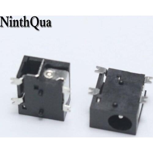 5PCS 4.0*1.7mm DC Power jack Switch Connector 4.0mm*1.7mm 0.5A 30V 4Pin SMD Audio Panel Mounting Socket for TV LCP PC ect
