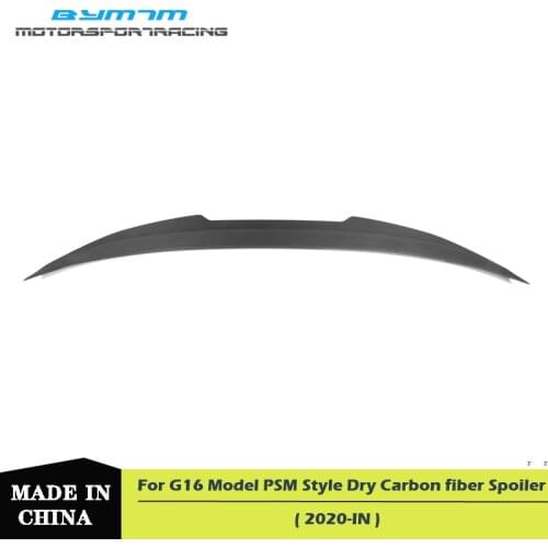 Car exterior decoration PSM Style Excellent Dry Carbon fiber Spoiler For BMW 8 Series G16 F93 M8