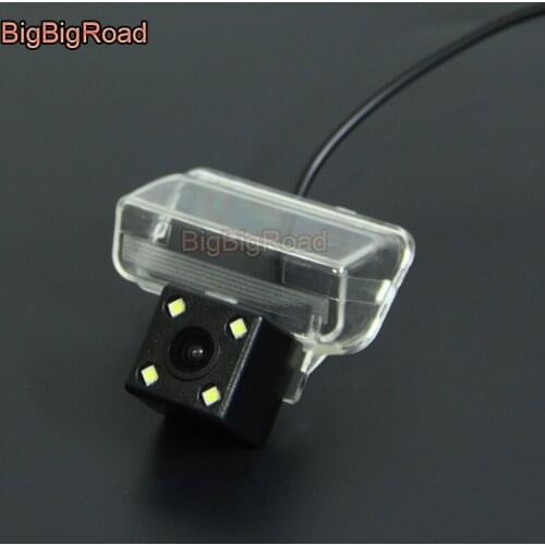 BigBigRoad For toyota camry vios levin YARiS L Car Rear View Reverse Backup Camera Night Vision OEM parking camera waterproof