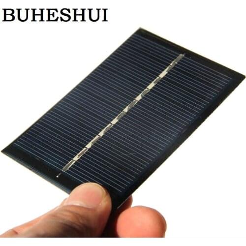 BUHESHUI 0.6W 5V Solar Panel Solar Cell Polycrystalline DIY Solar Charger For LED Light Epoxy Study 84*56MM 10PCS Free Shipping