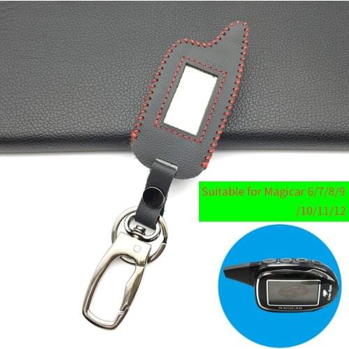 Case Magicar 7 Russian Version for Scher-khan Leather Cover for Magicar 6/7/8/9 LCD Two Way Car Alarm System M6 M7 M8 M9 Cover