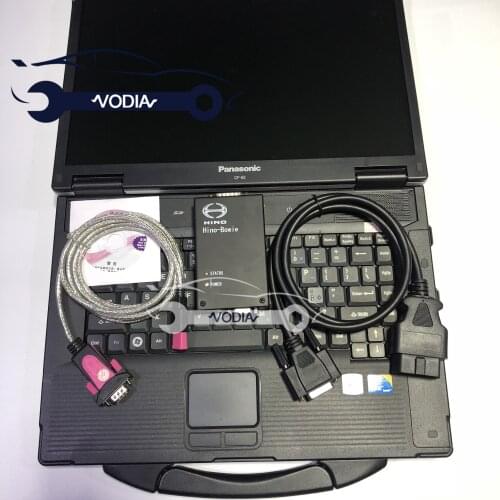 For HINO Diagnostic Explorer for Hino-Bowie Diagnostic +CF53 Laptop for HINO Excavator Truck Diagnosis Scanner tool