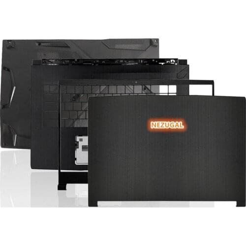 For MSI GF63 8RC 8RD GF63VR MS-16R1 Laptop LCD Back Cover/Front bezel/Hinges/Palmrest/Bottom Case A B C D shell