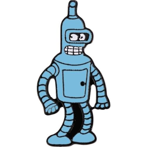 Future world adventure combat robot brooch cute enamel pin shirts backpack accessories Gifts Lapel pins badges for women men