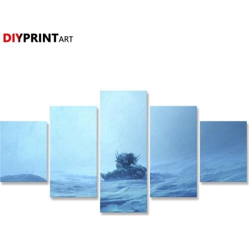 Game Poster Painting Wow Ocr 5 Pcs/set Wall Art Paintings Wall Picture for Living Room Home Decoration