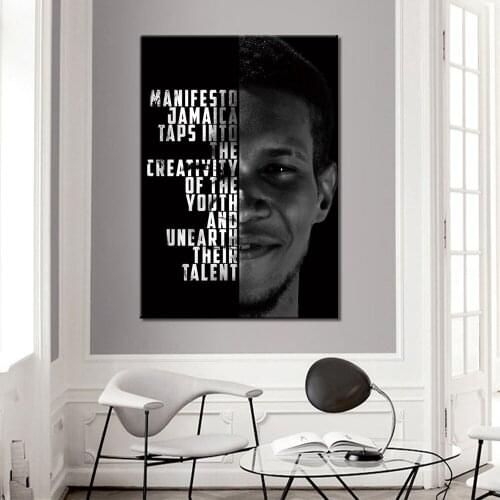 Canvas Painting Wall Art Framework HD Prints 1 Pieces Black and white portrait Picture Poster for Home Decor